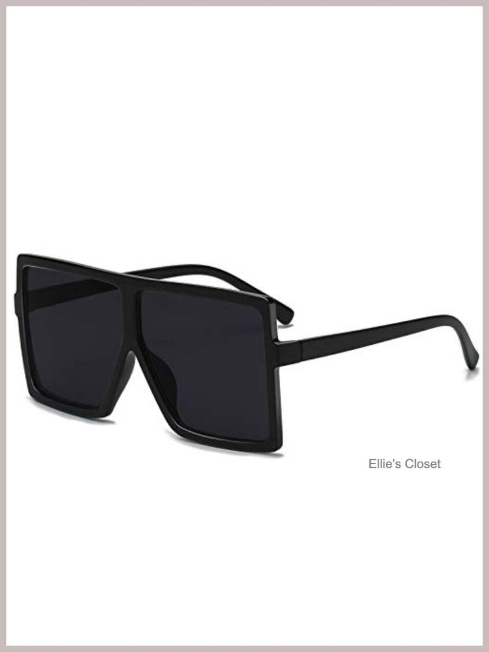 Oversized Square Sunglasses UV400 Full Frame Unisex